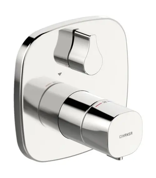 HANSA Fertigmontageset für Wanne/Brause HANSALIVING 8114 Rosette soft edge mit Sicherungseinrichtung DN15, 81143572, Artikel in Kategorie
